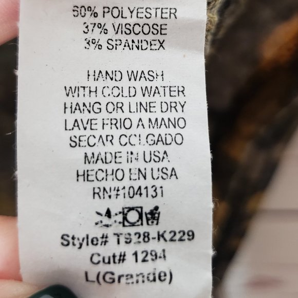 Ariella Camouflage Cowl Neck Hooded Top - Picture 9 of 12